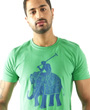 Elephant Polo graphic design t.shirt being worn by South Asian male model.